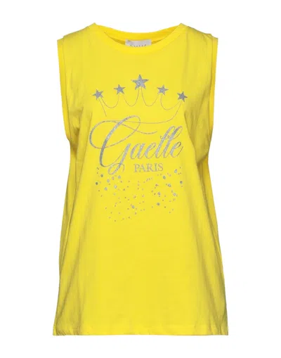 Gaelle Paris T-shirts In Yellow