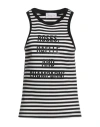 Gaelle Paris Gaëlle Paris Woman Tank Top Black Size 2 Viscose, Polyamide, Elastane In Black