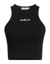 Gaelle Paris Gaëlle Paris Woman Top Black Size 2 Cotton, Elastane