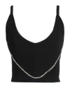 Gaelle Paris Gaëlle Paris Woman Top Black Size 2 Viscose, Polyester