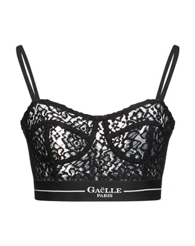 Gaelle Paris Gaëlle Paris Woman Top Black Size 4 Polyamide, Elastane