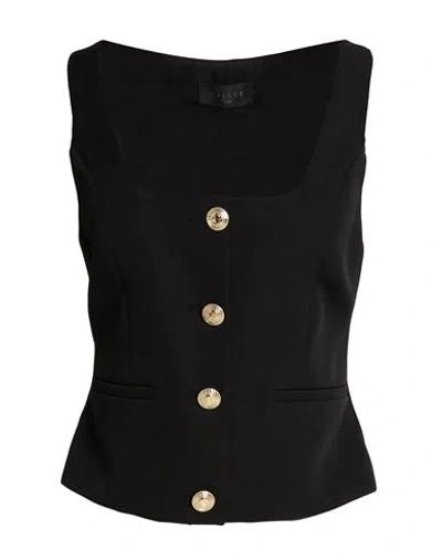 Gaelle Paris Gaëlle Paris Woman Top Black Size 4 Polyester, Elastane