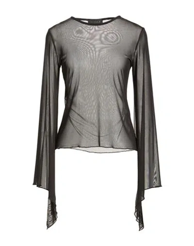 Gaelle Paris Gaëlle Paris Woman Top Black Size 6 Polyester, Elastane