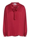 Gaelle Paris Gaëlle Paris Woman Top Burgundy Size 4 Polyester, Elastane In Red