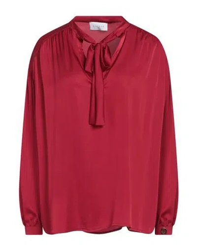 Gaelle Paris Gaëlle Paris Woman Top Burgundy Size 4 Polyester, Elastane In Red