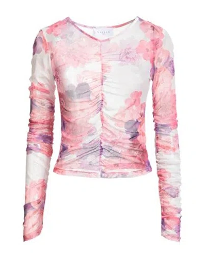 Gaelle Paris Gaëlle Paris Woman Top Fuchsia Size 10 Polyester, Elastane In Pink