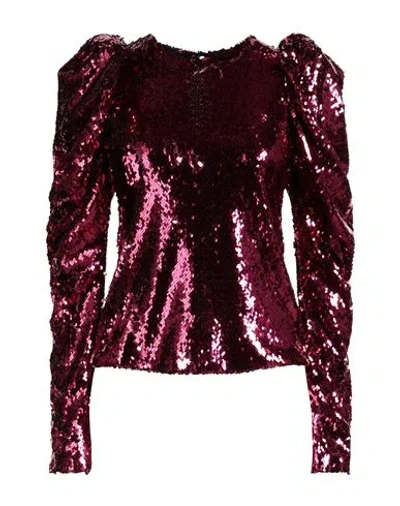 Gaelle Paris Gaëlle Paris Woman Top Fuchsia Size 4 Polyester In Pink