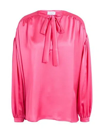 Gaelle Paris Gaëlle Paris Woman Top Fuchsia Size 8 Polyester In Pink