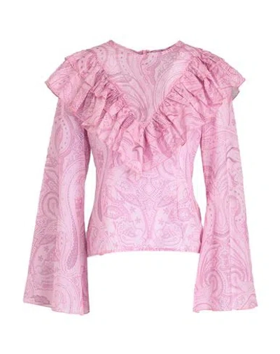 Gaelle Paris Gaëlle Paris Woman Top Mauve Size 6 Cotton In Purple