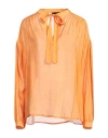 Gaelle Paris Gaëlle Paris Woman Top Orange Size 4 Viscose, Polyamide