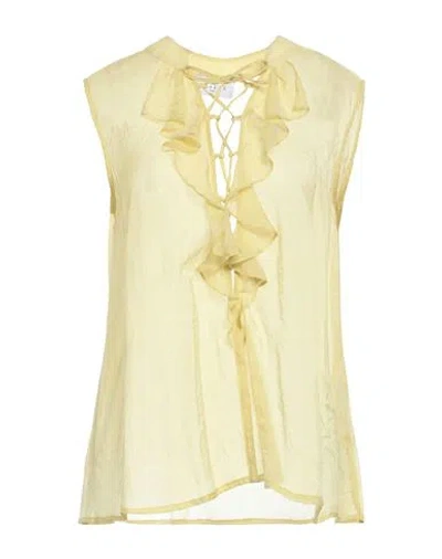 Gaelle Paris Gaëlle Paris Woman Top Pastel Yellow Size 2 Viscose, Polyamide