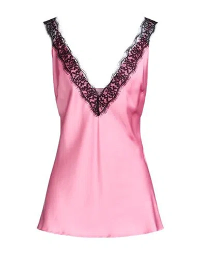 Gaelle Paris Gaëlle Paris Woman Top Pink Size 10 Polyester, Elastane In Multi