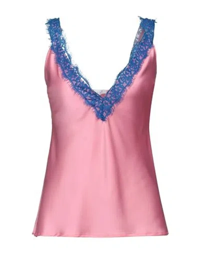 Gaelle Paris Gaëlle Paris Woman Top Pink Size 4 Polyester, Elastane