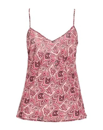 Gaelle Paris Gaëlle Paris Woman Top Pink Size 8 Polyester