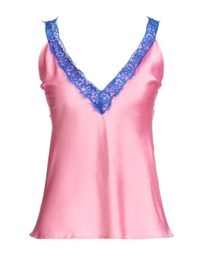 Gaelle Paris Gaëlle Paris Woman Top Pink Size 8 Polyester, Elastane