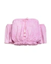 Gaelle Paris Gaëlle Paris Woman Top Pink Size M Polyester, Elastane In Pink