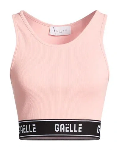 Gaelle Paris Gaëlle Paris Woman Top Pink Size Xs Cotton, Elastane