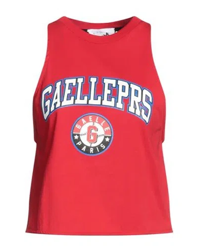 Gaelle Paris Gaëlle Paris Woman Top Red Size 6 Cotton, Polyester