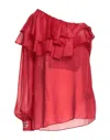 Gaelle Paris Tops In Red