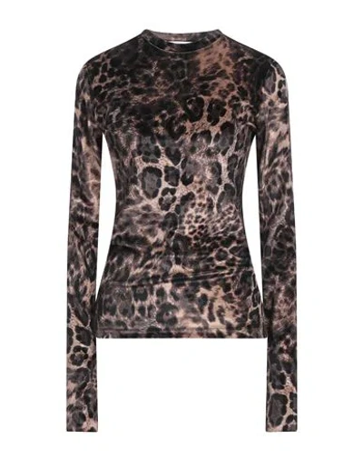 Gaelle Paris Gaëlle Paris Woman Top Sand Size 8 Polyester, Elastane In Beige