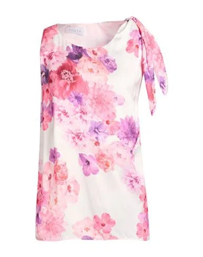 Gaelle Paris Gaëlle Paris Woman Top White Size 10 Polyester