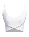Gaelle Paris Gaëlle Paris Woman Top White Size 1 Viscose, Polyester In White