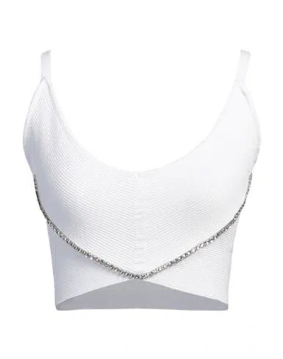 Gaelle Paris Gaëlle Paris Woman Top White Size 1 Viscose, Polyester