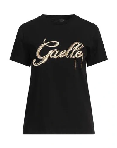 Gaelle Paris Gaëlle Paris Woman T-shirt Black Size 0 Cotton