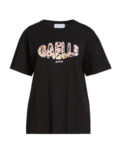 Gaelle Paris Gaëlle Paris Woman T-shirt Black Size 1 Cotton