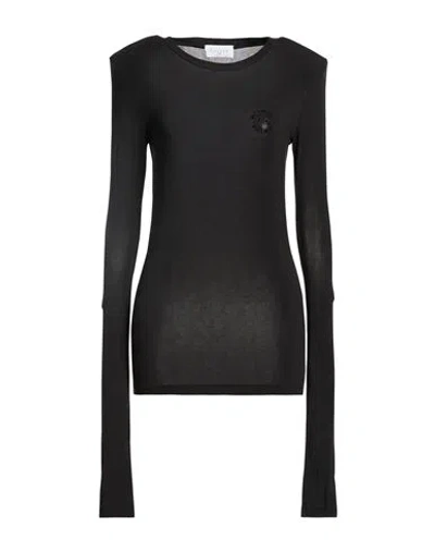 Gaelle Paris Gaëlle Paris Woman T-shirt Black Size 2 Cotton