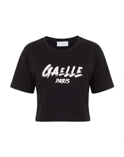 Gaelle Paris Gaëlle Paris Woman T-shirt Black Size Xs Cotton, Elastane