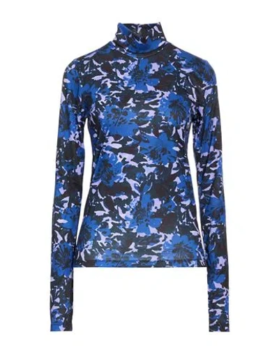 Gaelle Paris Gaëlle Paris Woman T-shirt Blue Size 3 Polyester, Elastane