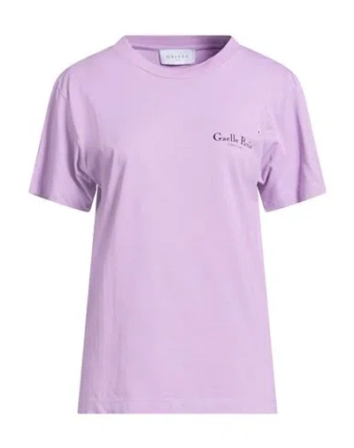 Gaelle Paris Gaëlle Paris Woman T-shirt Lilac Size Xs Cotton In Purple