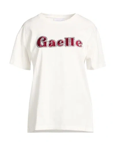Gaelle Paris Gaëlle Paris Woman T-shirt Off White Size 0 Cotton