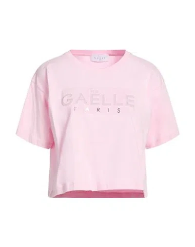 Gaelle Paris Gaëlle Paris Woman T-shirt Pink Size 2 Cotton
