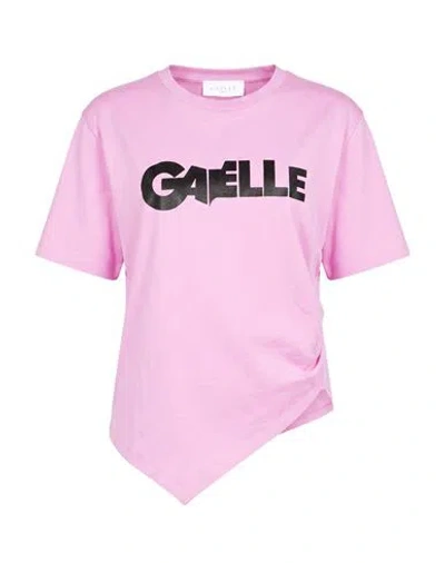 Gaelle Paris Gaëlle Paris Woman T-shirt Pink Size 2 Cotton