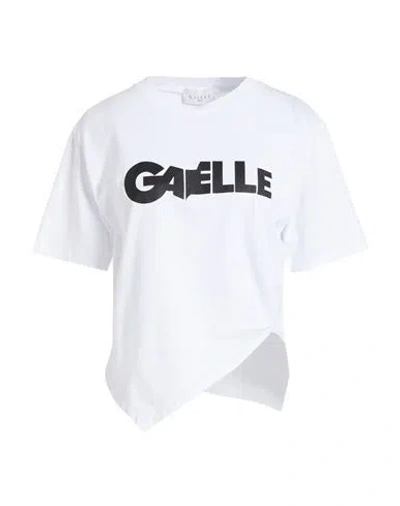 Gaelle Paris Gaëlle Paris Woman T-shirt White Size 1 Cotton