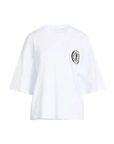 Gaelle Paris Gaëlle Paris Woman T-shirt White Size 1 Cotton