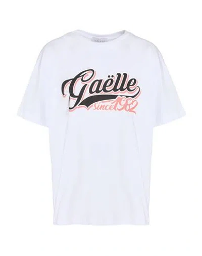 Gaelle Paris Gaëlle Paris Woman T-shirt White Size 1 Cotton