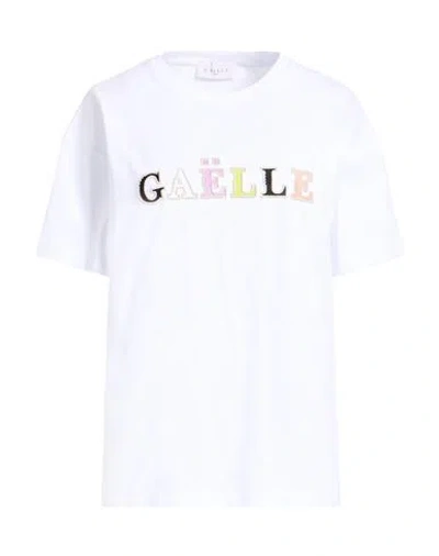Gaelle Paris Gaëlle Paris Woman T-shirt White Size 1 Cotton