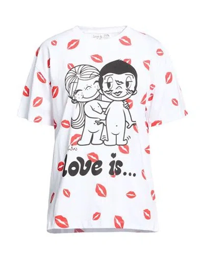 Gaelle Paris Gaëlle Paris Woman T-shirt White Size 1 Cotton