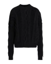 Gaelle Paris Gaëlle Paris Woman Turtleneck Black Size 0 Acrylic, Polyester, Wool