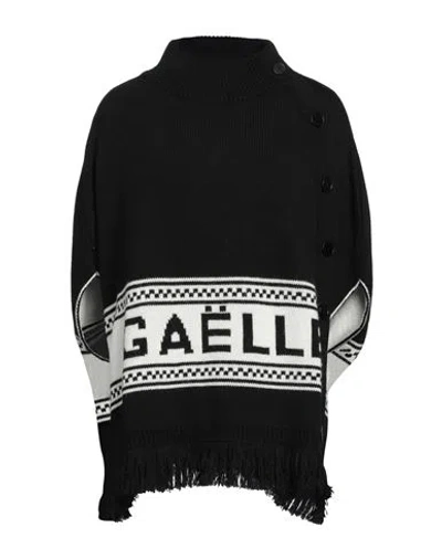 Gaelle Paris Gaëlle Paris Woman Turtleneck Black Size 2 Acrylic, Viscose, Wool, Alpaca Wool