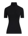 Gaelle Paris Gaëlle Paris Woman Turtleneck Black Size 3 Viscose, Polyester, Polyamide