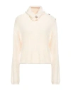 Gaelle Paris Gaëlle Paris Woman Turtleneck Cream Size 2 Polyamide In White