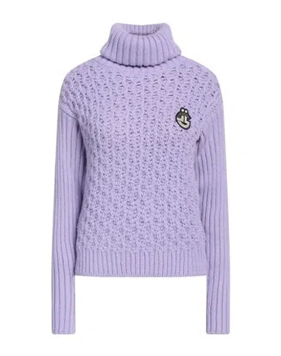 Gaelle Paris Gaëlle Paris Woman Turtleneck Lilac Size 1 Acrylic, Wool, Alpaca Wool, Viscose, Polystyrene In Purple