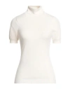 Gaelle Paris Gaëlle Paris Woman Turtleneck Off White Size 0 Viscose, Polyester, Polyamide