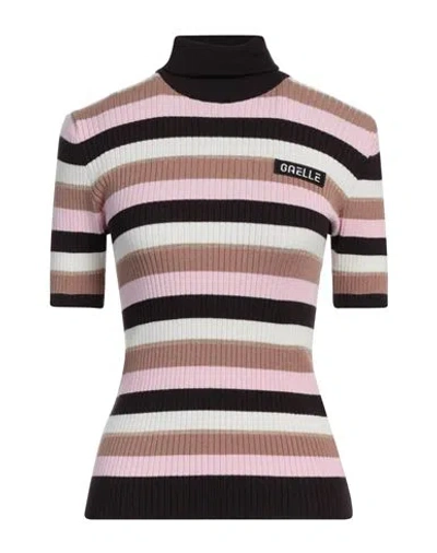 Gaelle Paris Gaëlle Paris Woman Turtleneck Pink Size 1 Viscose, Polyester, Polyamide