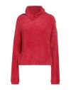 Gaelle Paris Gaëlle Paris Woman Turtleneck Red Size 3 Polyamide In Red