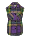 Gaelle Paris Gaëlle Paris Woman Vest Purple Size 4 Wool, Polyester In Purple